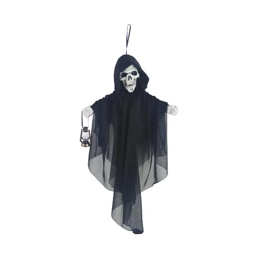Svítící dýně Halloween oranžová